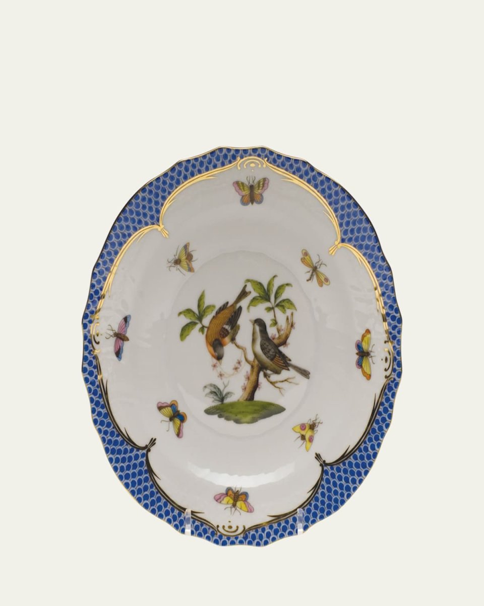 Rothschild Blue Motif 12 Salad Plate